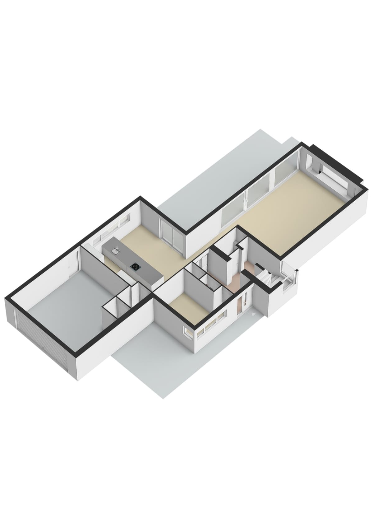 Ground floor plan · 3D